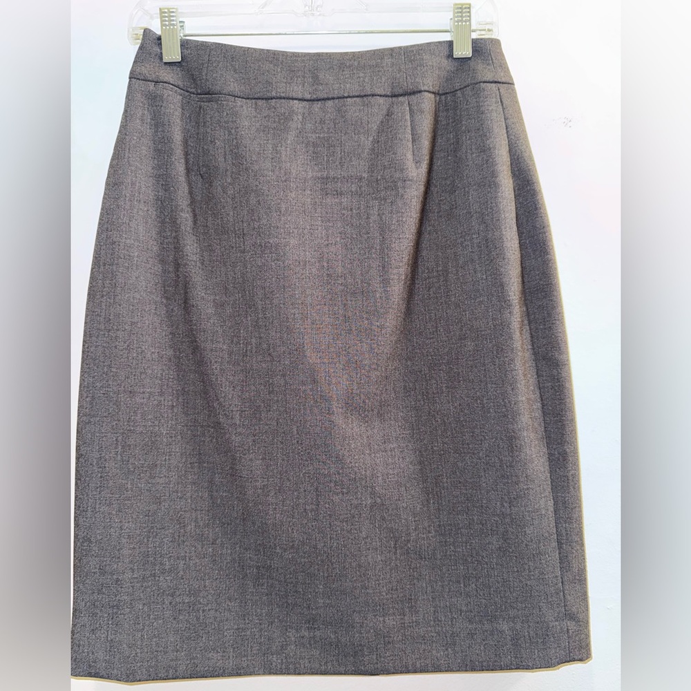 Calvin Klein Gray Pencil Skirt